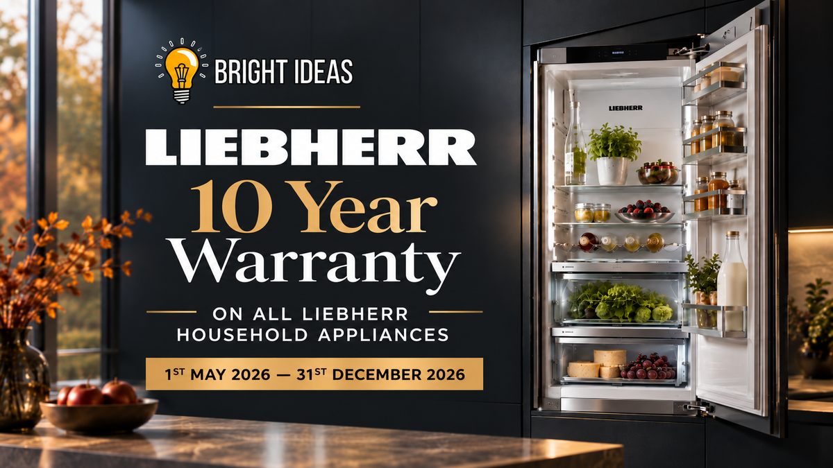 Liebherr 10 year warranty on all Liebherr household appliances, 1 May to 31 December 2026