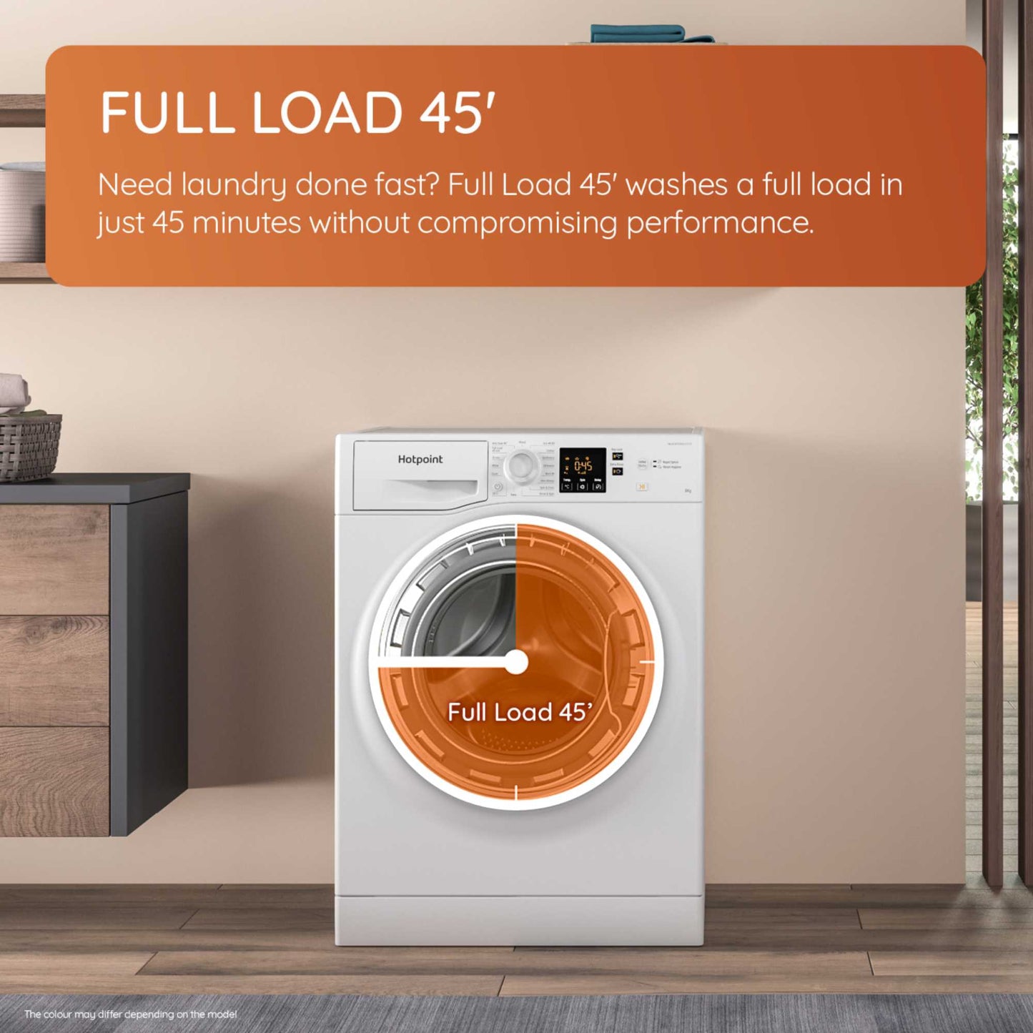Hotpoint Anti-Stain 9kg 1400rpm Washing Machine - NSWF 946 W UK