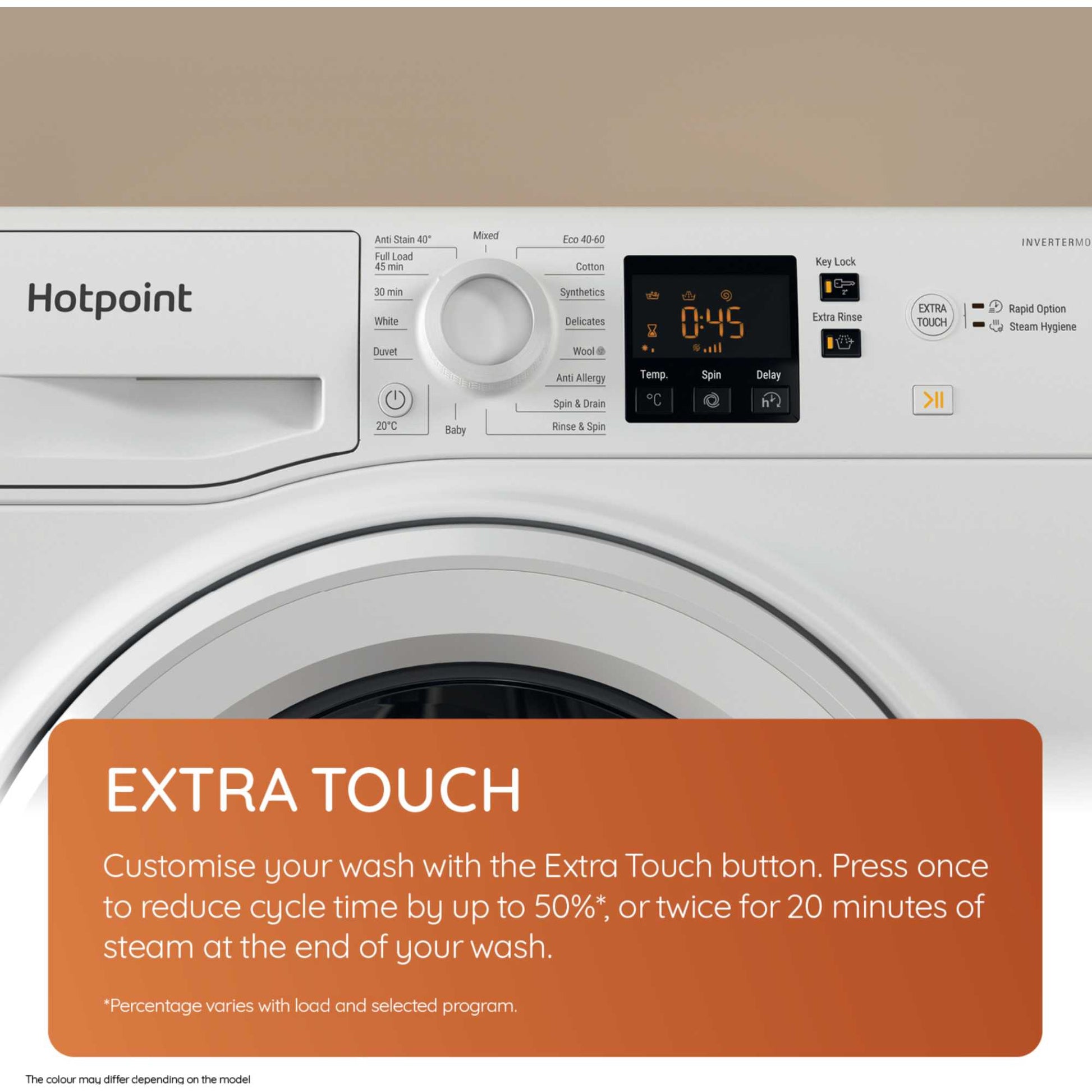 Hotpoint Anti-Stain 7kg 1400rpm Washing Machine - NSWF 7469 W UK