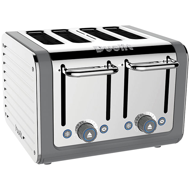 4 SLOT ARCHITECT TOASTER GREY