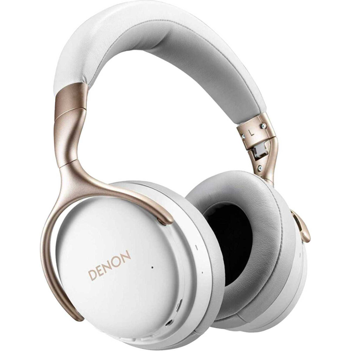 Denon AHGC30 Wireless Premium Headphones Noise Cancelling - White
