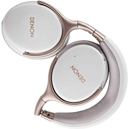 Denon AHGC30 Wireless Premium Headphones Noise Cancelling - White