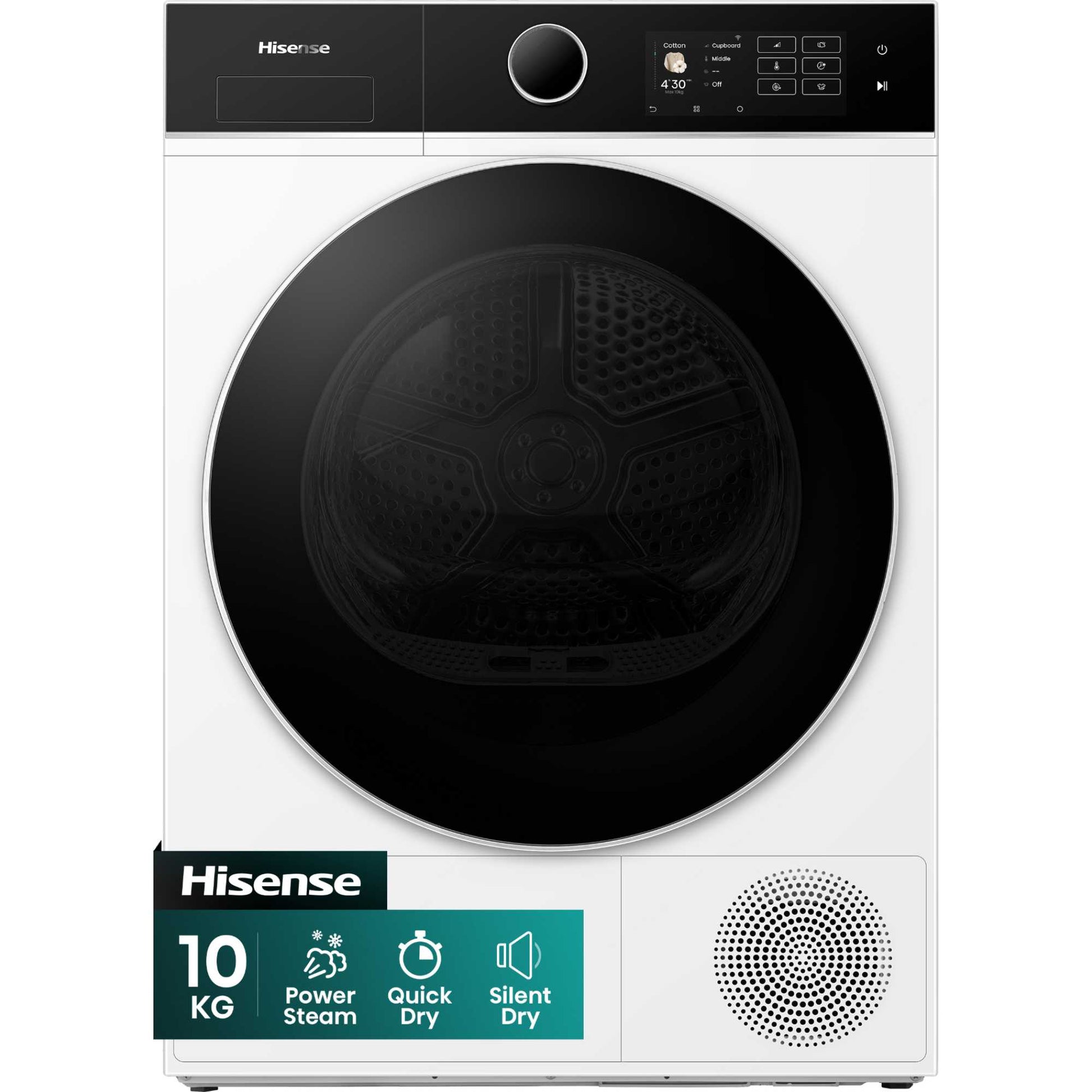 Hisense 10kg Heat Pump Tumble Dryer - DH5I104BWAB
