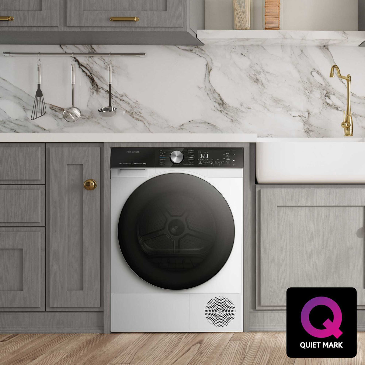 Hisense 5S 10kg Heat Pump Tumble Dryer - DH5S102BW