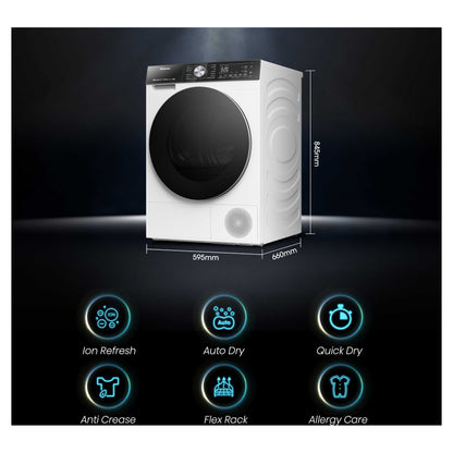 Hisense 5S 10kg Heat Pump Tumble Dryer - DH5S102BW