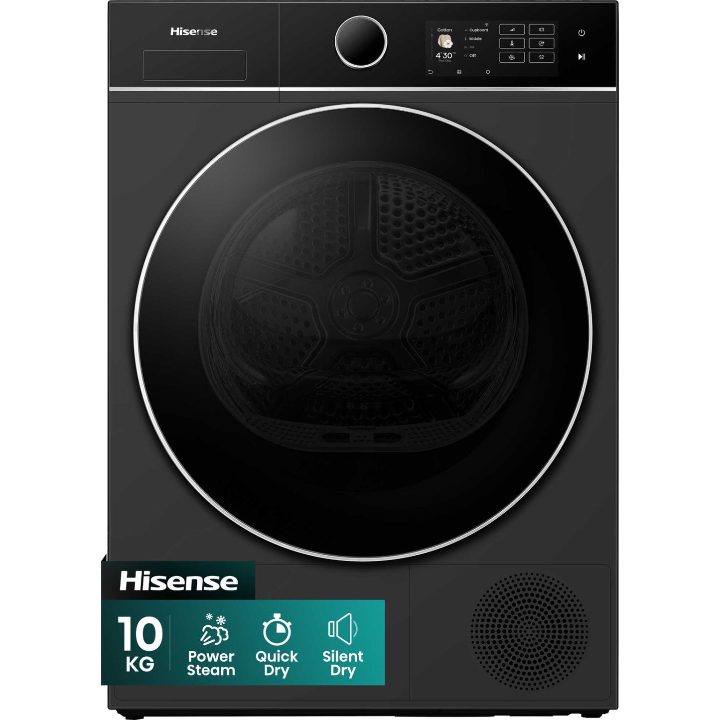 Hisense 10kg Heat Pump Tumble Dryer - DH5I104BBAB