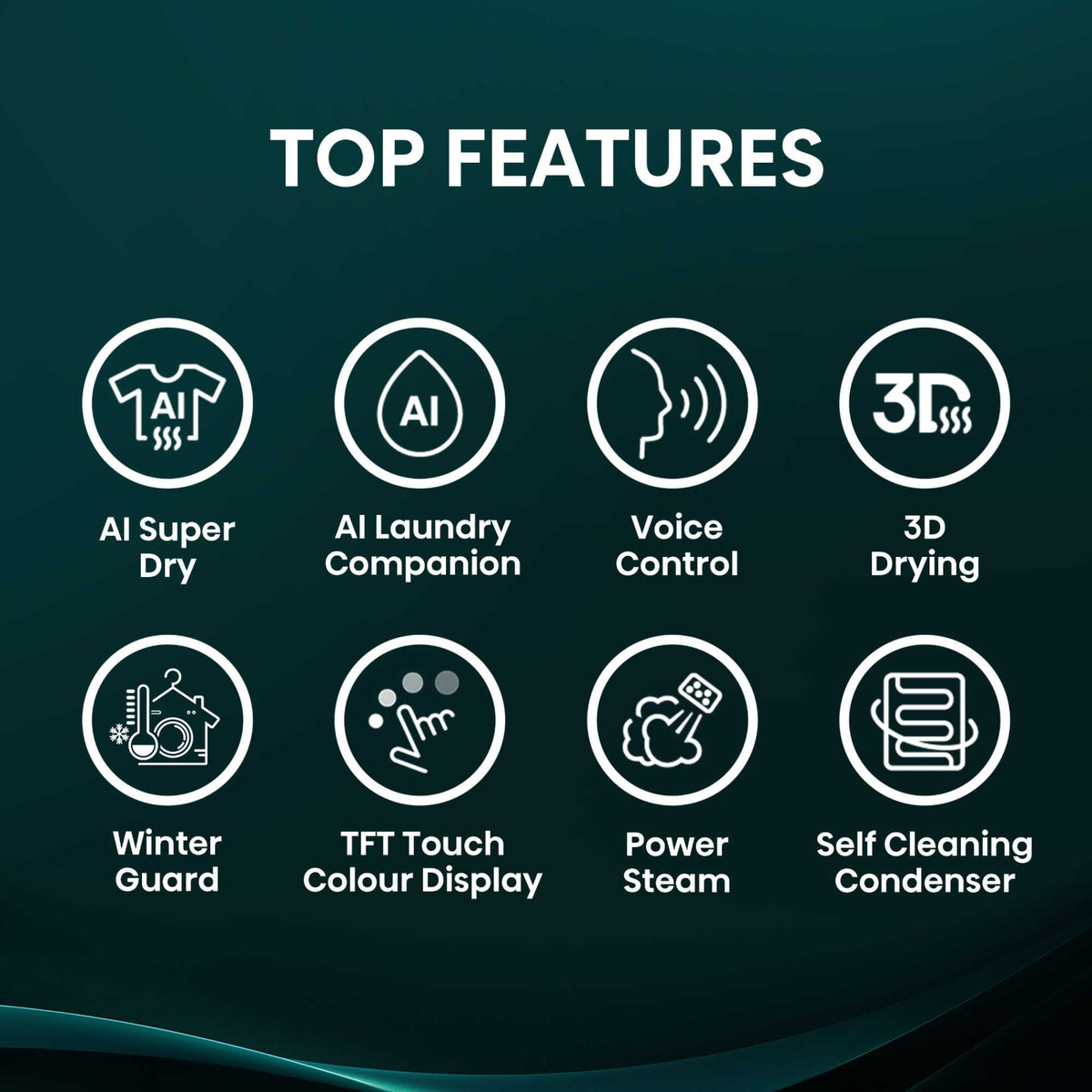 Hisense 10kg Heat Pump Tumble Dryer - DH7I108BBAB1