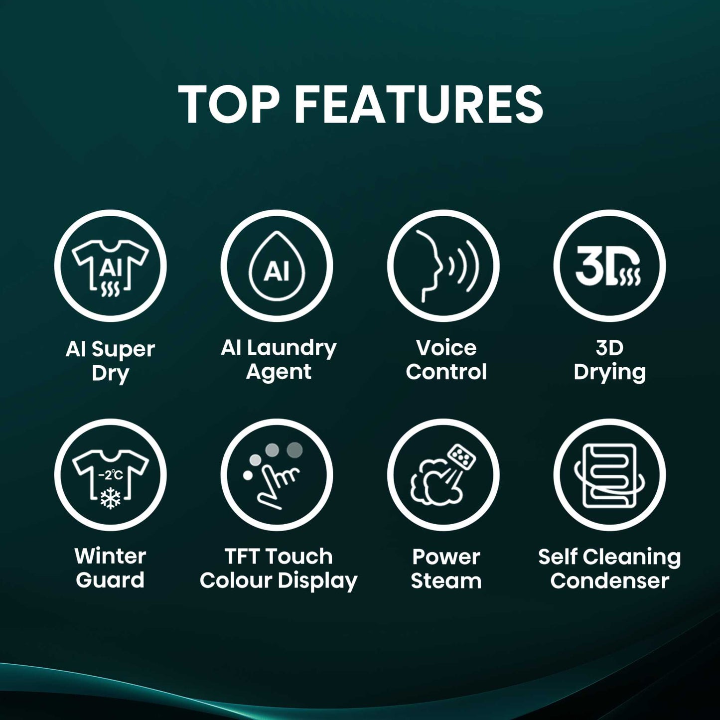 Hisense 10kg Heat Pump Tumble Dryer - DH7I108BBAB1