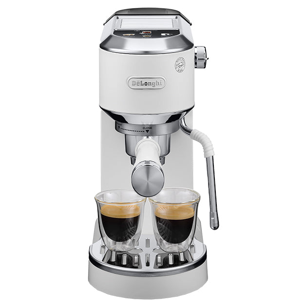DEDICA DUO MANUAL ESPRESSO MACHINE WHITE