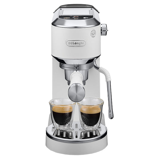 DEDICA DUO MANUAL ESPRESSO MACHINE WHITE