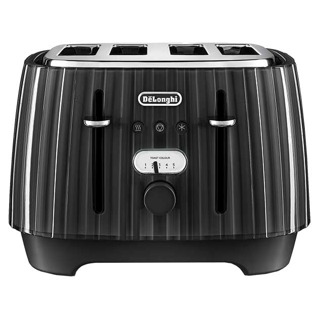 4 SLICE BALLERINA TOASTER BLACK