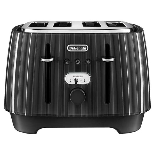 4 SLICE BALLERINA TOASTER BLACK