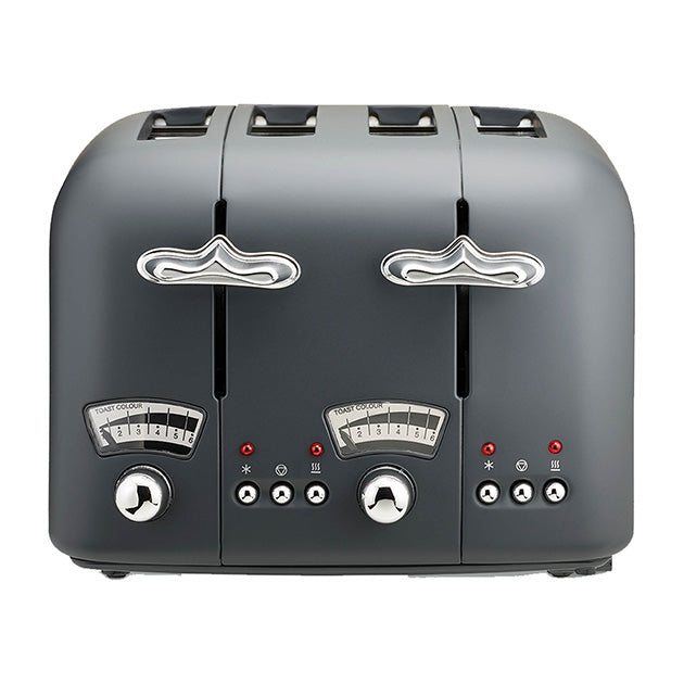 4 SLICE ARGENTO TOASTER SILVA GREY