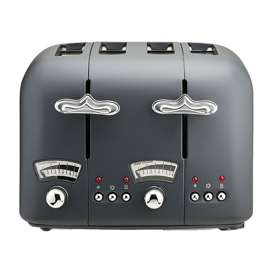 4 SLICE ARGENTO TOASTER SILVA GREY