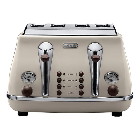 4 SLICE ICONA VINTAGE TOASTER BEIGE
