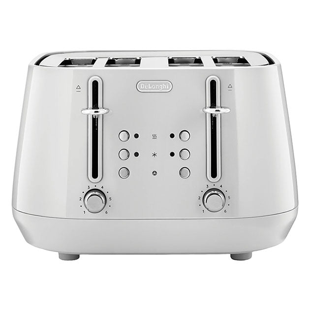 4 SLICE ECLETTICA TOASTER WHIMSICAL WHITE