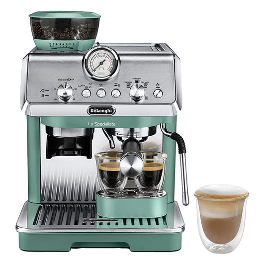 LA SPECIALISTA ARTE BTC MANUAL COFFEEMACHINE GREEN
