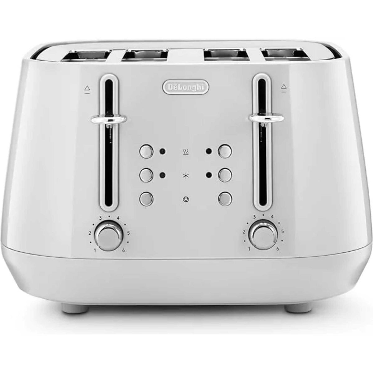 De'Longhi Eclettica 4 Slot Toaster - Whimsical White