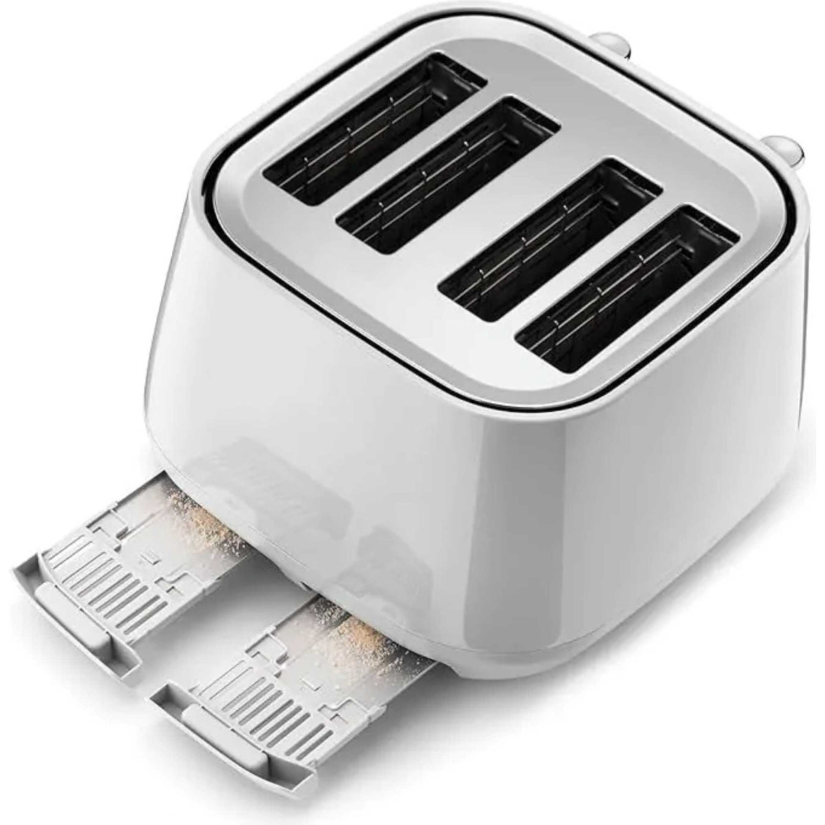 De'Longhi Eclettica 4 Slot Toaster - Whimsical White