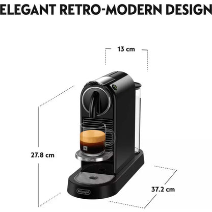 De'Longhi EN167.B Nespresso Citiz Capsule Espresso Coffee Machine - Black