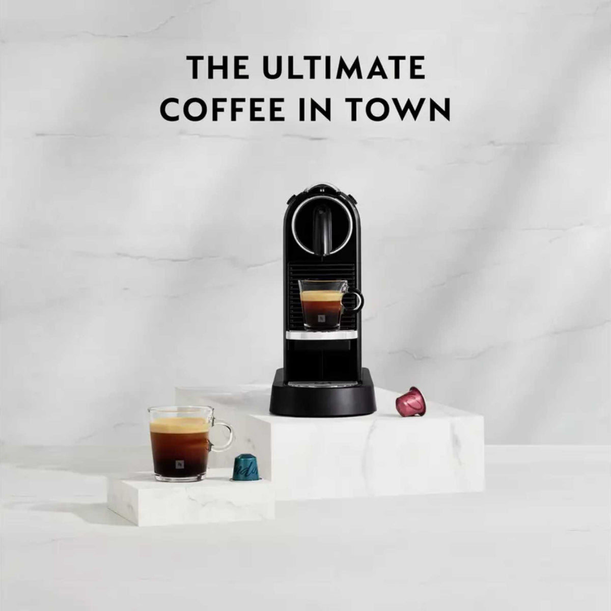 De'Longhi EN167.B Nespresso Citiz Capsule Espresso Coffee Machine - Black