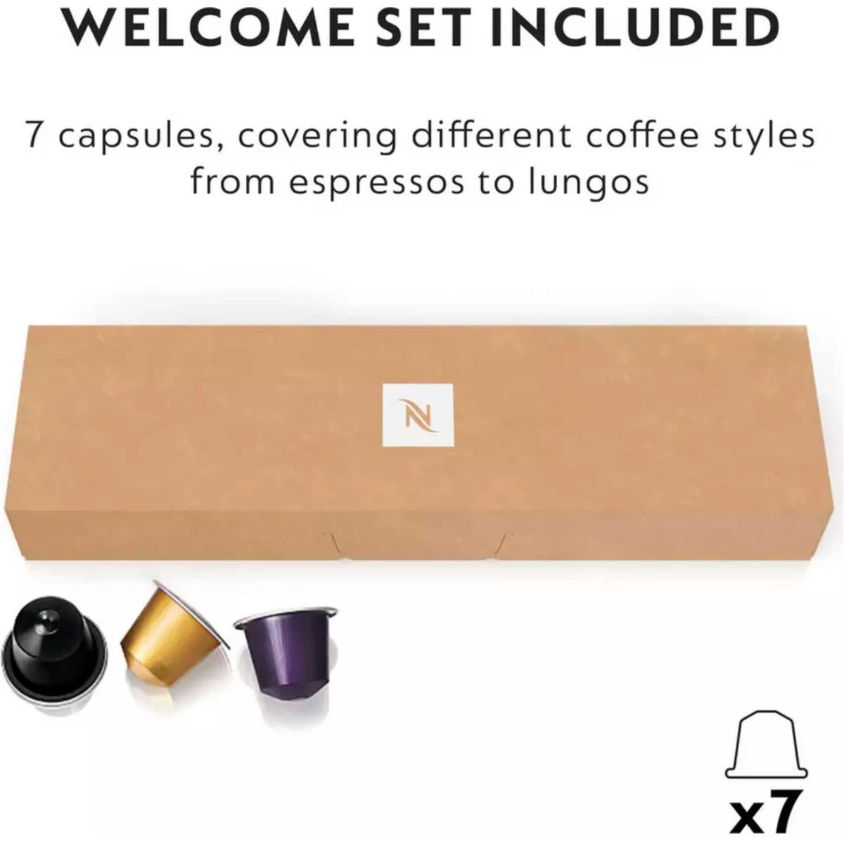 De'Longhi EN167.B Nespresso Citiz Capsule Espresso Coffee Machine - Black