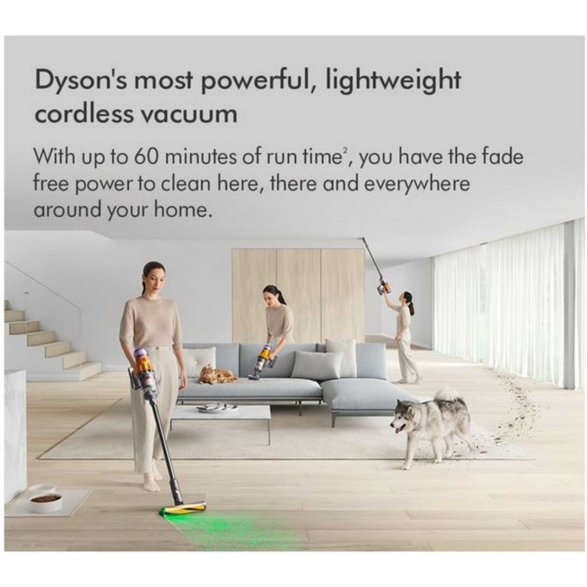 Dyson V12 Detect Slim Absolute Cordless Vacuum Cleaner, Yellow / Nickel