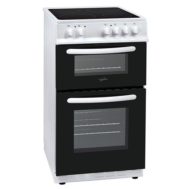 ATLAS 50CM D. OVEN ELECTRIC CERAMIC COOKER WHITE