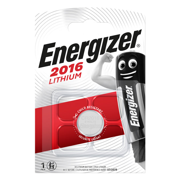 LITHIUM CR2016 COIN BATTERY