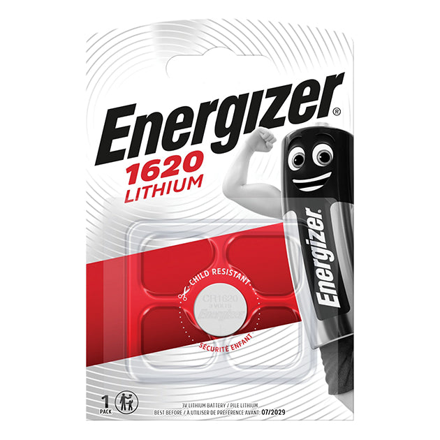 LITHIUM CR1620 ENERGIZER COIN CELL