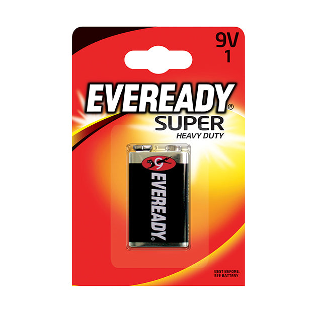 EVEREADY SUPER 9 VOLT BATTERY PK 1