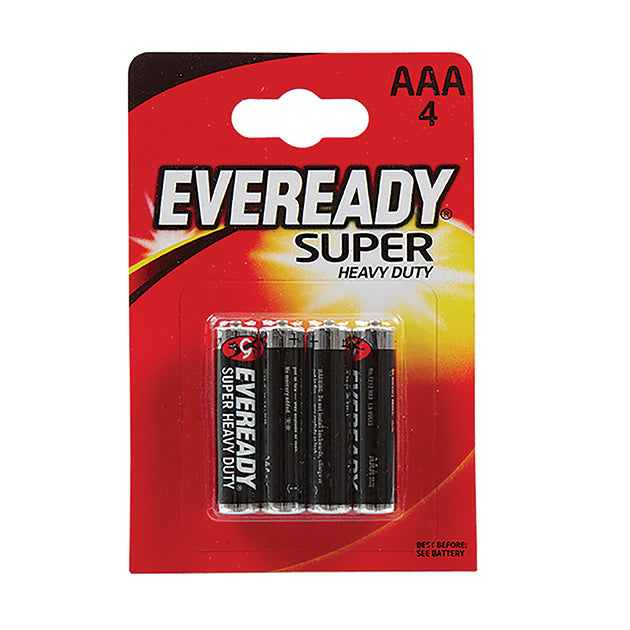 EVEREADY SUPER AAA 4 PACK