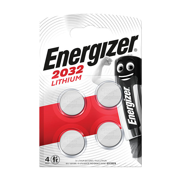 LITHIUM CR2032 COIN BATTERY 4 PACK