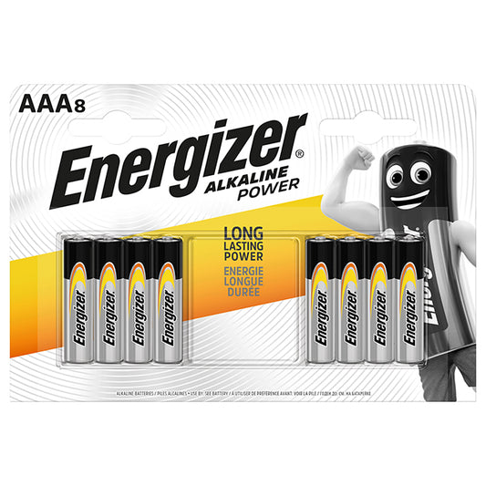 Aaa Alkaline Power Batteries (Pack Of 8)