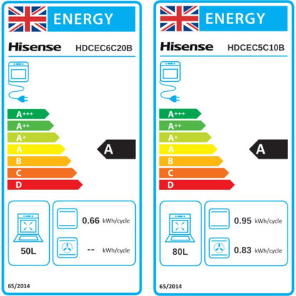 Hisense 60cm Electric Double Oven Cooker - HDCEC6C20B