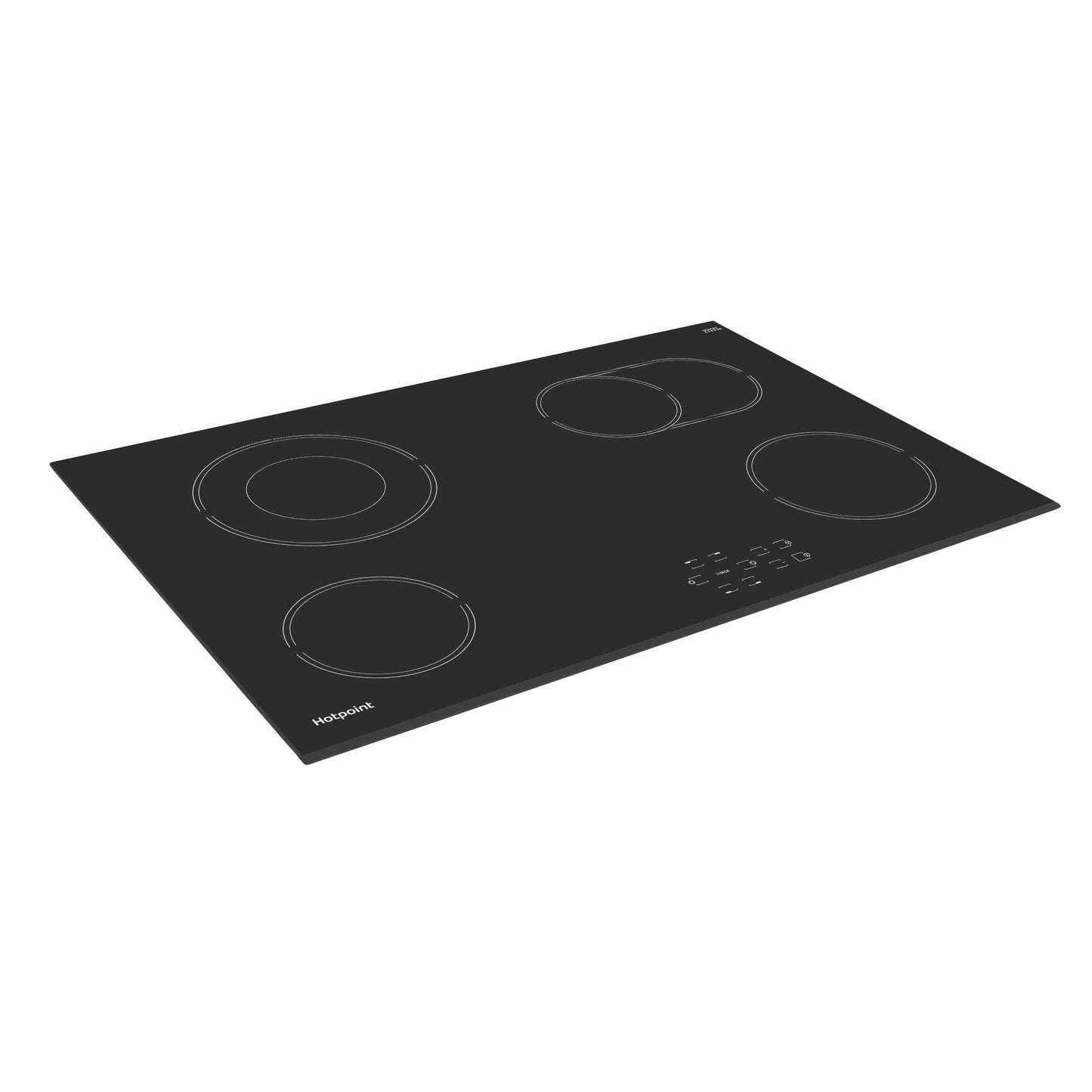 Hotpoint HR 724 B H 77cm 4 Zone Ceramic Hob - Black