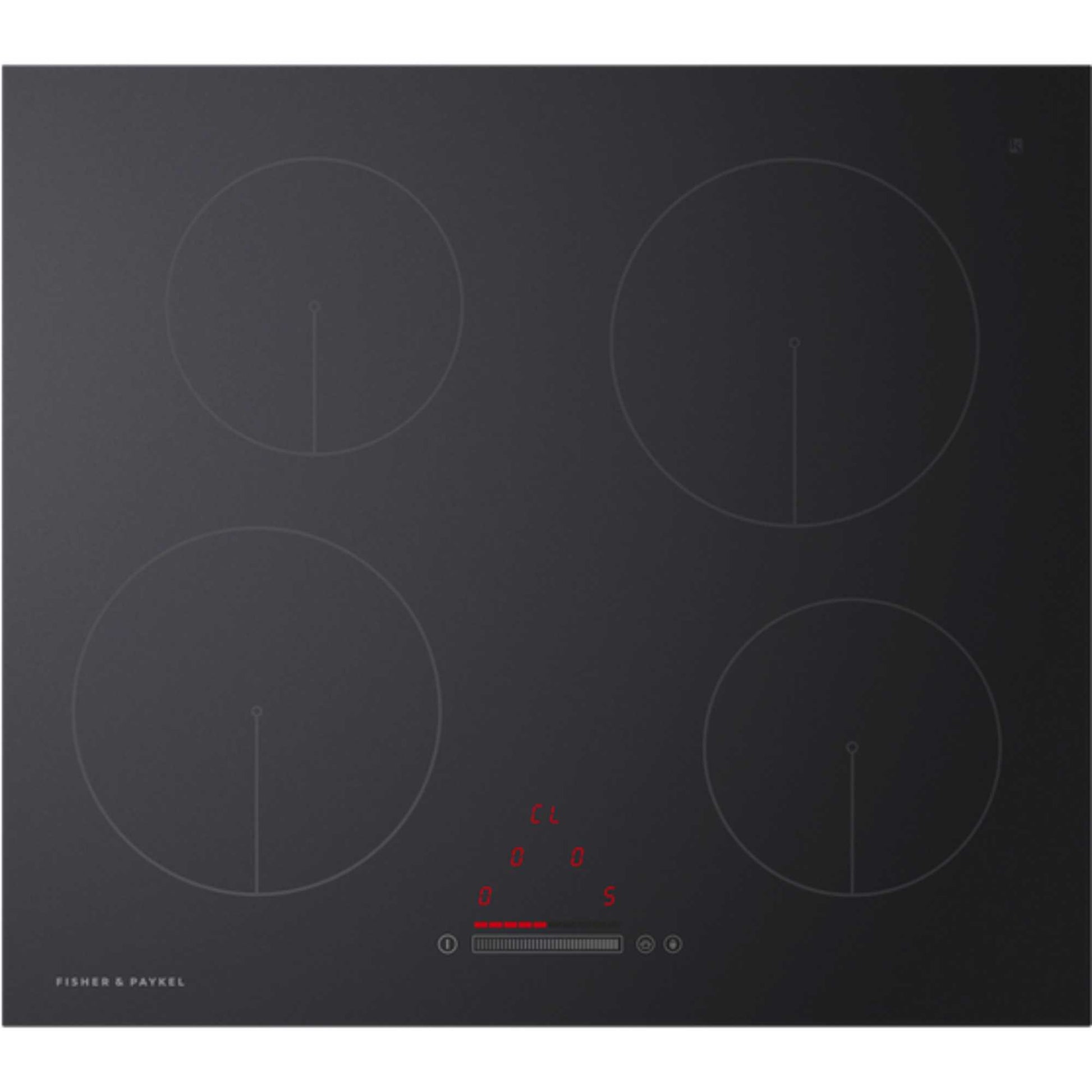 Fisher & Paykel CI604CTB1 Series 5 60cm 4 Zone Induction Hob - Black