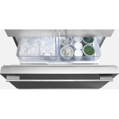 Fisher & Paykel Series 7 American Style Fridge Freezer 70/30 Frost Free - Black Stainless Steel - RF540ANUB6