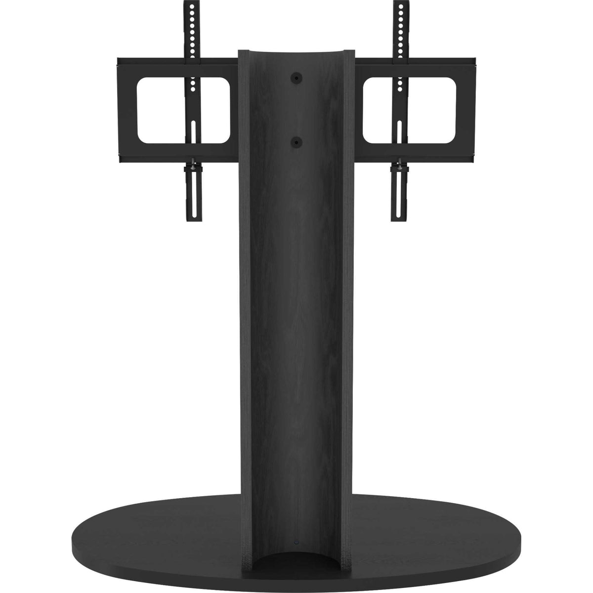 AVF FL930CHEB Affinity Chepstow One Oval Pedestal TV Stand for 32-65" TVs - Black