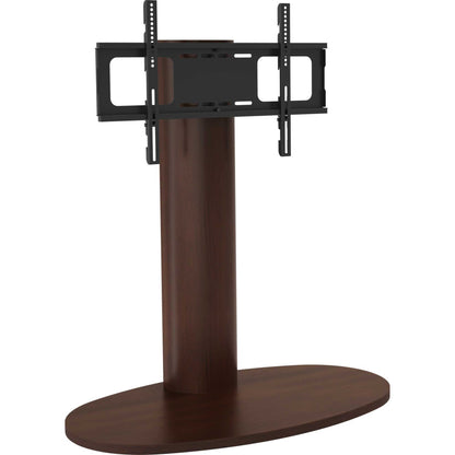 AVF FL930CHEW Affinity Chepstow One Oval Pedestal TV Stand for 32-65" TVs - Walnut