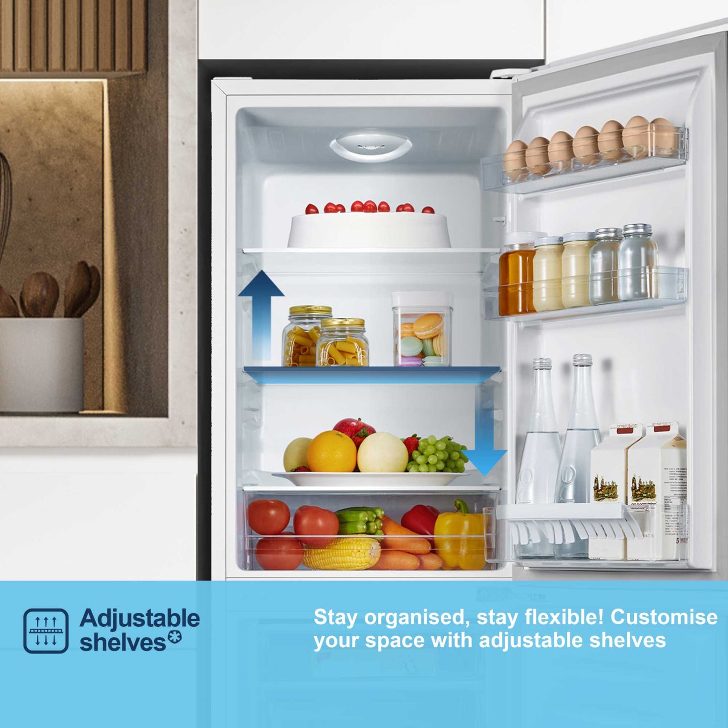 Fridgemaster Fridge Freezer 70/30 - White - MC50165E