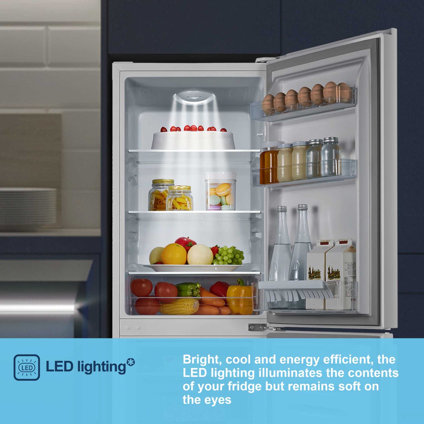 Fridgemaster Fridge Freezer 70/30 - White - MC50165E