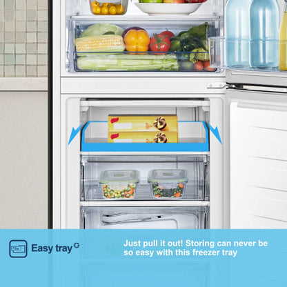 Fridgemaster Fridge Freezer 50/50 - White - MC55240DE