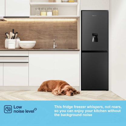 Fridgemaster Fridge Freezer 50/50 - Black - MC55240DEB