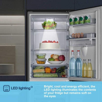 Fridgemaster Fridge Freezer 50/50 - Silver - MC55240DES