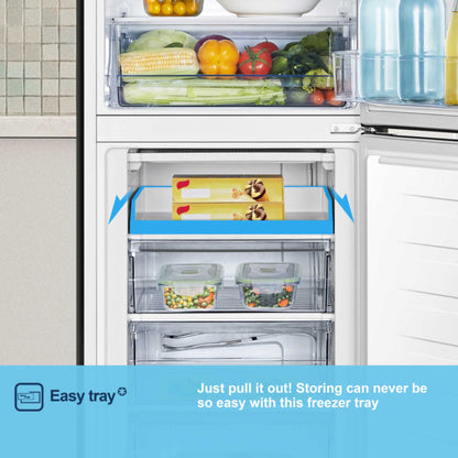 Fridgemaster Fridge Freezer 60/40 - White - MC55240E