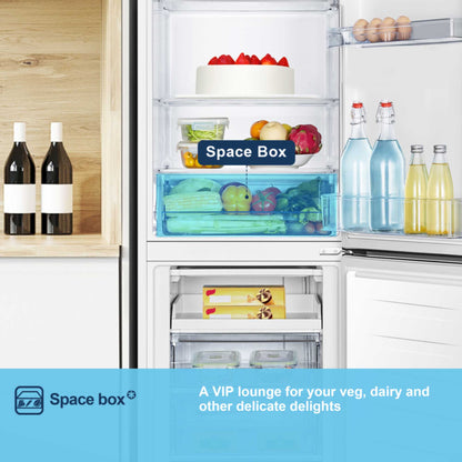 Fridgemaster Fridge Freezer 60/40 - White - MC55240E