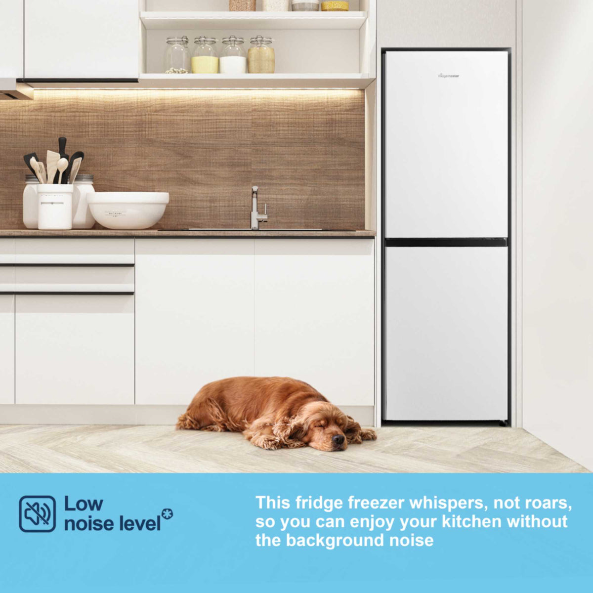 Fridgemaster Fridge Freezer 60/40 - White - MC55240E