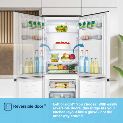 Fridgemaster Fridge Freezer 60/40 - White - MC55240E