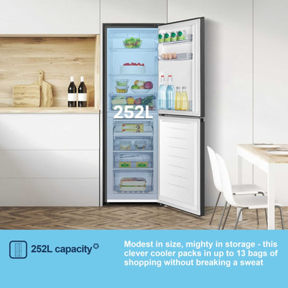 Fridgemaster Fridge Freezer 60/40 - Black - MC55240EB